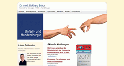 Desktop Screenshot of dr-brueck-chirurgie.de